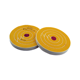 Круг полірувальний мусліновий жовтий 150 мм 50 шарів