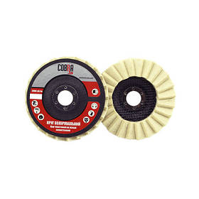 Круг полірувальний повстяний пелюстковий на основі 125 мм