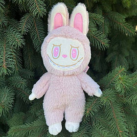 М`яка Іграшка Лабубу Labubu блідо-рожева Україна плюш 34*13*8см (00422-8)