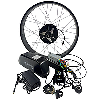 Електрокомплект для фетбайка 26 дюймів: мотор MXUS 1200W, акумулятор/контролер КТ 48V 15Ah з кольоровим дисплеєм LSD/круїз