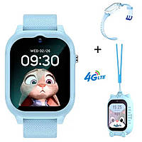 Дитячий Смарт годинник Safekids K26 з GPS 4G, відеодзвінком, прослуховуванням, акумулятором 700 mAh +2 корпуси в комплекті