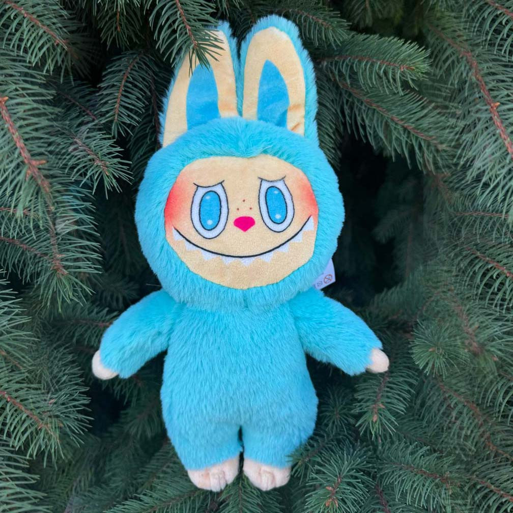 М`яка Іграшка Лабубу Labubu голуба Україна плюш 34*13*8см (00422-81), фото 1