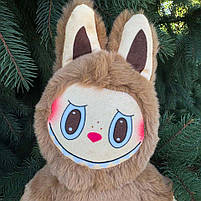 М`яка Іграшка Лабубу Labubu коричнева Україна плюш 34*13*8см (00422-81), фото 3