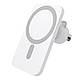Автомобільна бездротова зарядна станція для iPhone Білий, фото 6