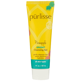 Очисний гель-крем з екстрактом ананаса для освітлення шкіри Purlisse Pineapple Bright Cleansing Gel 30 мл