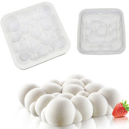 Силіконова Форма для євродесертів Хмара, фото 1