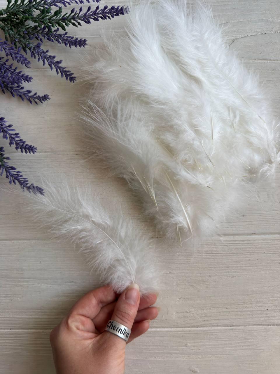 Пір'я курячі " Повітряні 30201 " молочні 100 шт