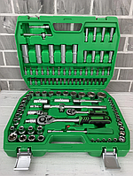 Набор инструментов с трещеткой в кейсе Intertool наборы инструмента для авто наборы головок SemiPRO авто инструмент