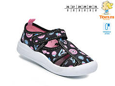 Дитяче взуття гуртом. Дитячі кеди 2025 бренда Tom.m для дівчаток (рр. з 26 по 31)