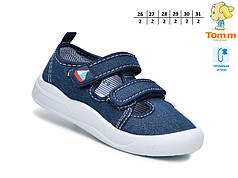 Дитяче взуття гуртом. Дитячі кеди 2025 бренда Tom.m для хлопчиків (рр. з 26 по 31)
