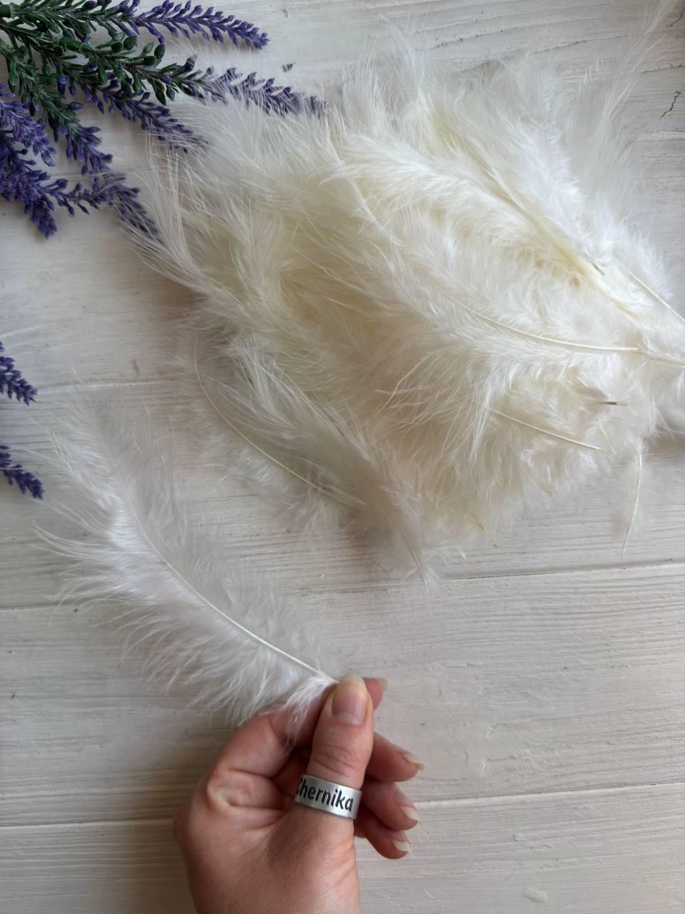 Пір'я " Повітряні 30201 " кремові 100 шт