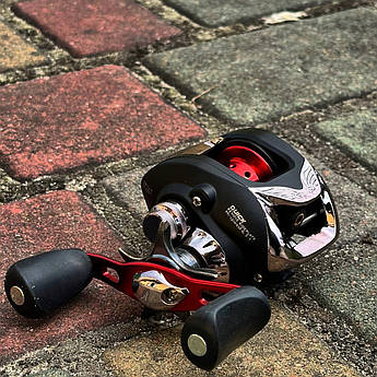 Мультиплікаторна котушка Bratfishing Cyclop Baitcasting 7+1BB для спінінга, права рука, магнітні гальма