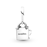 Срібна намистина Pandora «Паперовий пакет Pandora» 799536C00, фото 2