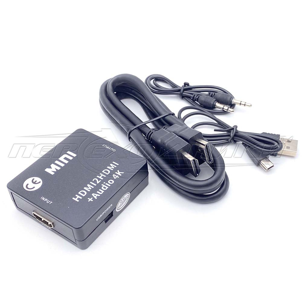 Конвертер HDMI to HDMI + Audio AUX вихід
