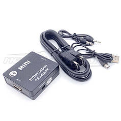 Конвертер HDMI to HDMI + Audio AUX вихід