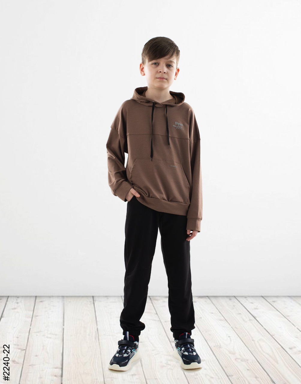 Спортивний костюм для хлопчиків трикотаж двонитка (р-ри: 36-42) 2240-22 весна-осiнь. вир-во Україна., фото 1