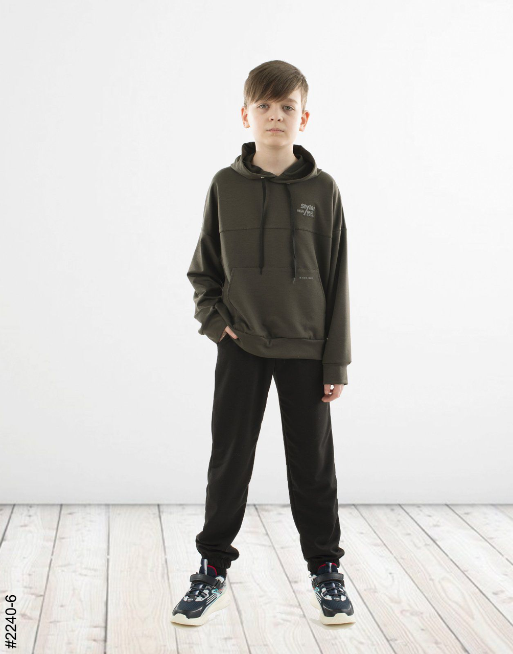 Спортивний костюм для хлопчиків трикотаж двонитка (р-ри: 36-42) 2240-6 весна-осiнь. вир-во Україна., фото 1