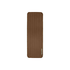 Матрац надувний одинарний Naturehike CNK2450WS034, 95 мм, із мішком для надування, коричневий