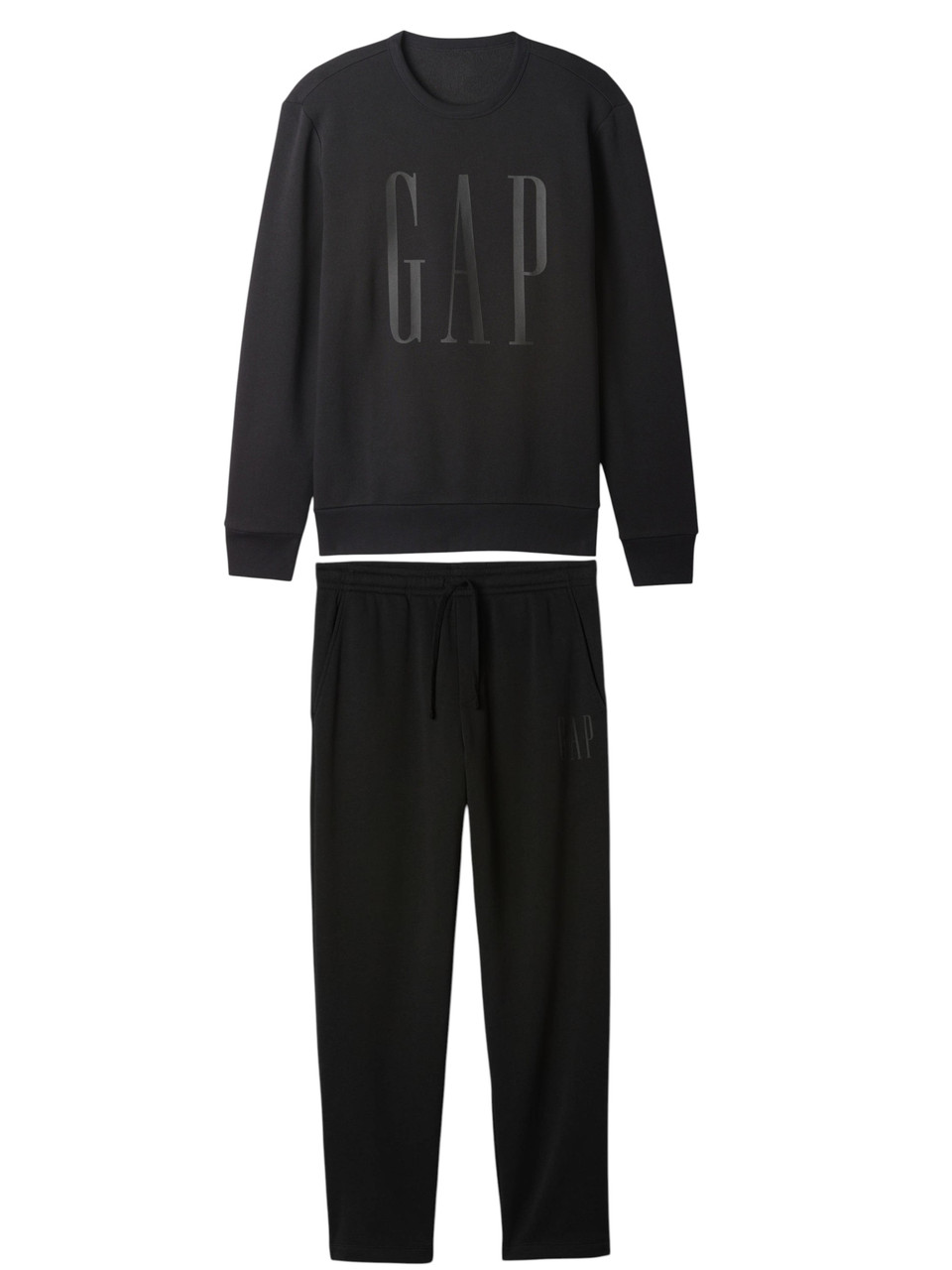 Чоловічий спортивний костюм GAP фліс 1159839477 (Чорний XL), фото 1