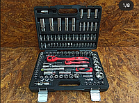 Набор инструментов с трещеткой в кейсе Intertool набор инструментов для авто в чемодане 108од наборы ручного инструмента