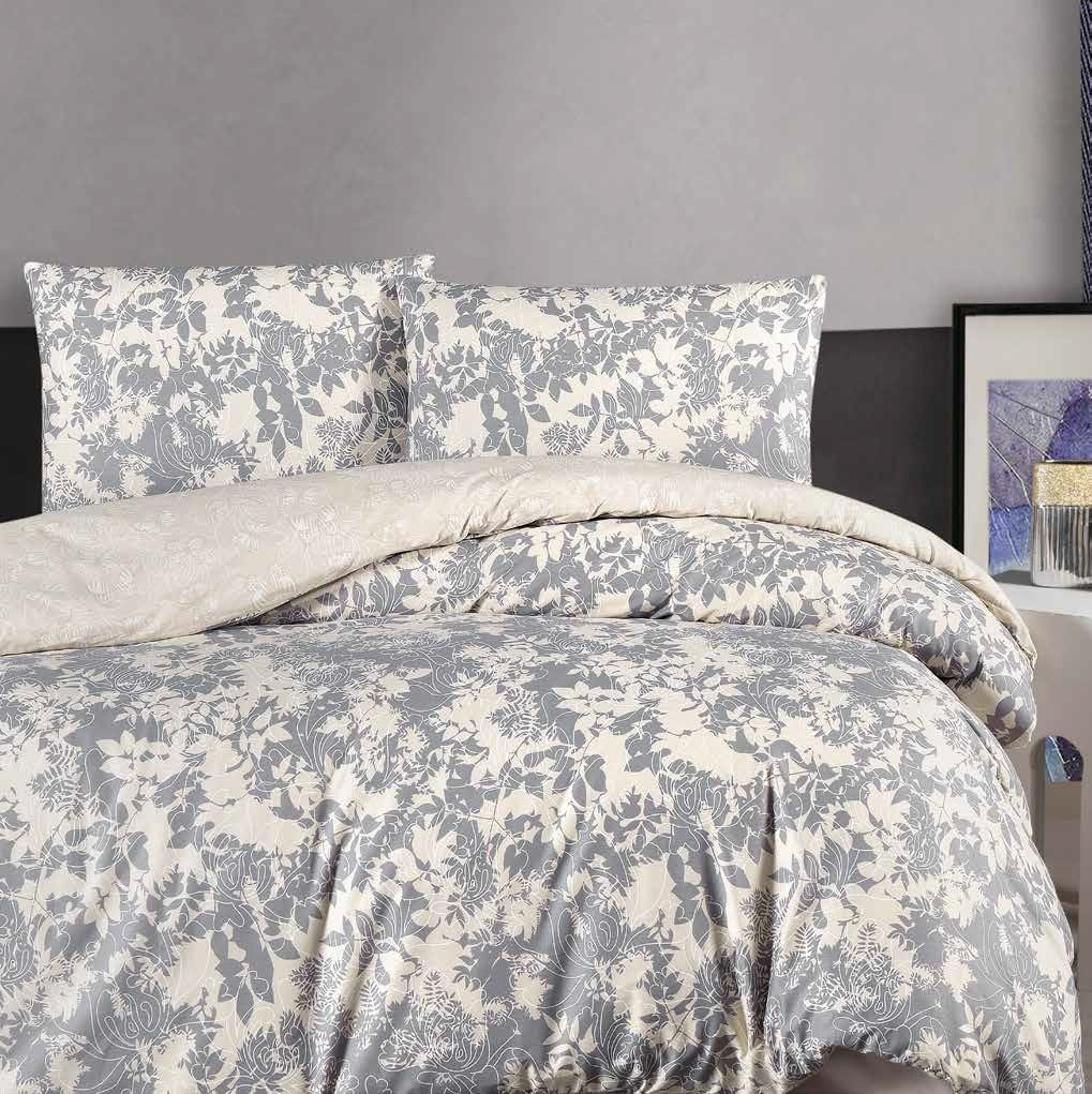 Постільна білизна First Choice Ranforce Homesko простирадло на гумці - Colin Grey