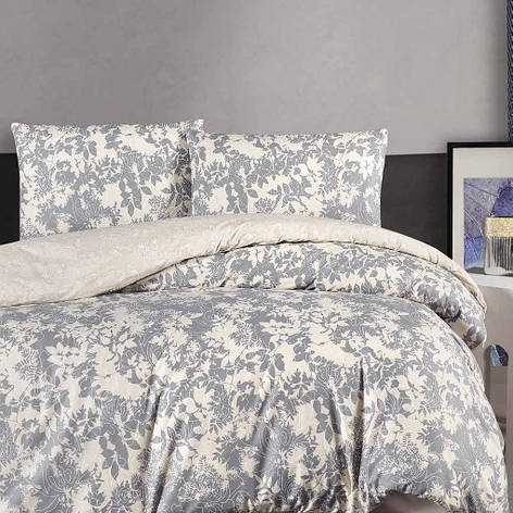 Постільна білизна First Choice Ranforce Homesko простирадло на гумці - Colin Grey, фото 1