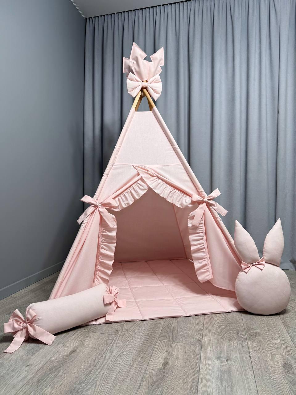 Вігвам для дівчинки Мрія 1 Повний комплект, вігвам дитячий, вігвам для дітей, дитяча палатка, дитячий вігвам, вігвам дитячий, фото 1