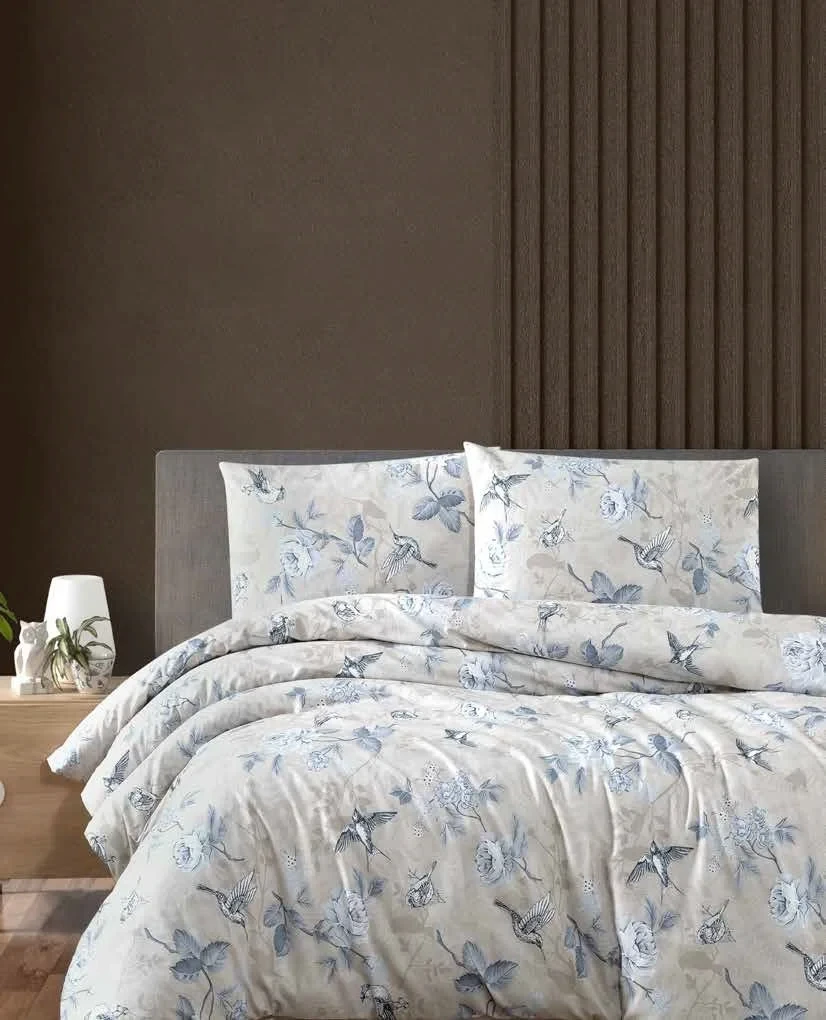 Постільна білизна First Choice Ranforce Homesko простирадло на гумці - Ibiza Beige