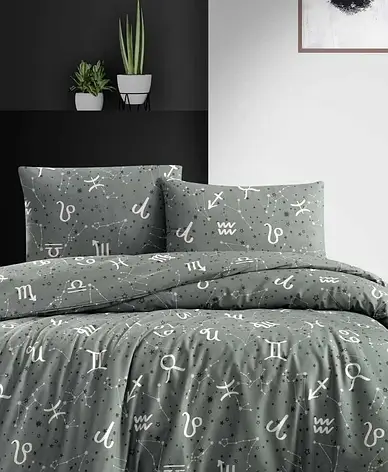 Постільна білизна First Choice Ranforce Homesko простирадло на гумці - Goodnight Moonmist, фото 1