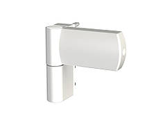 Регульована дверна петля AT-25  101.8/120 кг біла