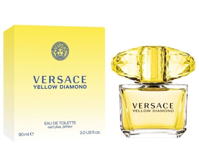 Жіночі парфуми Версаче Versace Yellow Diamond 90 мл, свіжі квіткові стійкі аромати парфумів для жінок, фото 1