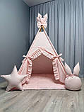 Вігвам для дівчинки Мрія 6 Повний комплект, вігвам дитячий, вігвам для дітей, дитяча палатка, дитячий вігвам, вігвам дитячий, фото 6