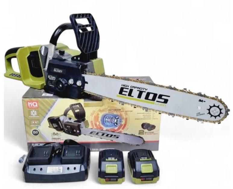 Ручна акумуляторна пила для порізування гілок ELTOS АПЦ-40 BL/16 Акумуляторні ланцюгові пили, фото 1