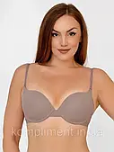 Бюстгальтер гладкий 3D ефект Balaloum 9300 кавовий