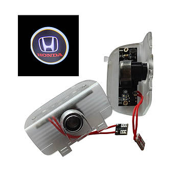 Штатне підсвічування на дверях автомобіля з логотипом Honda Accord