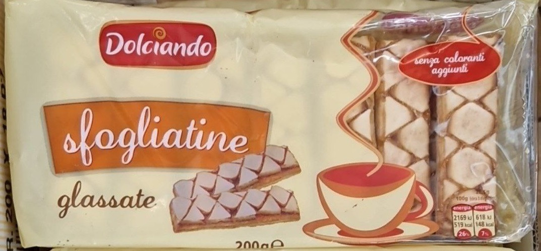 Печиво Dolciando Sfogliatine glassate 200 г., фото 1