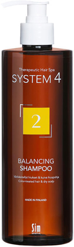 Шампунь для сухого, фарбованого та пошкодженого волосся Balancing Shampoo No2 System 4, 500 мл, фото 1