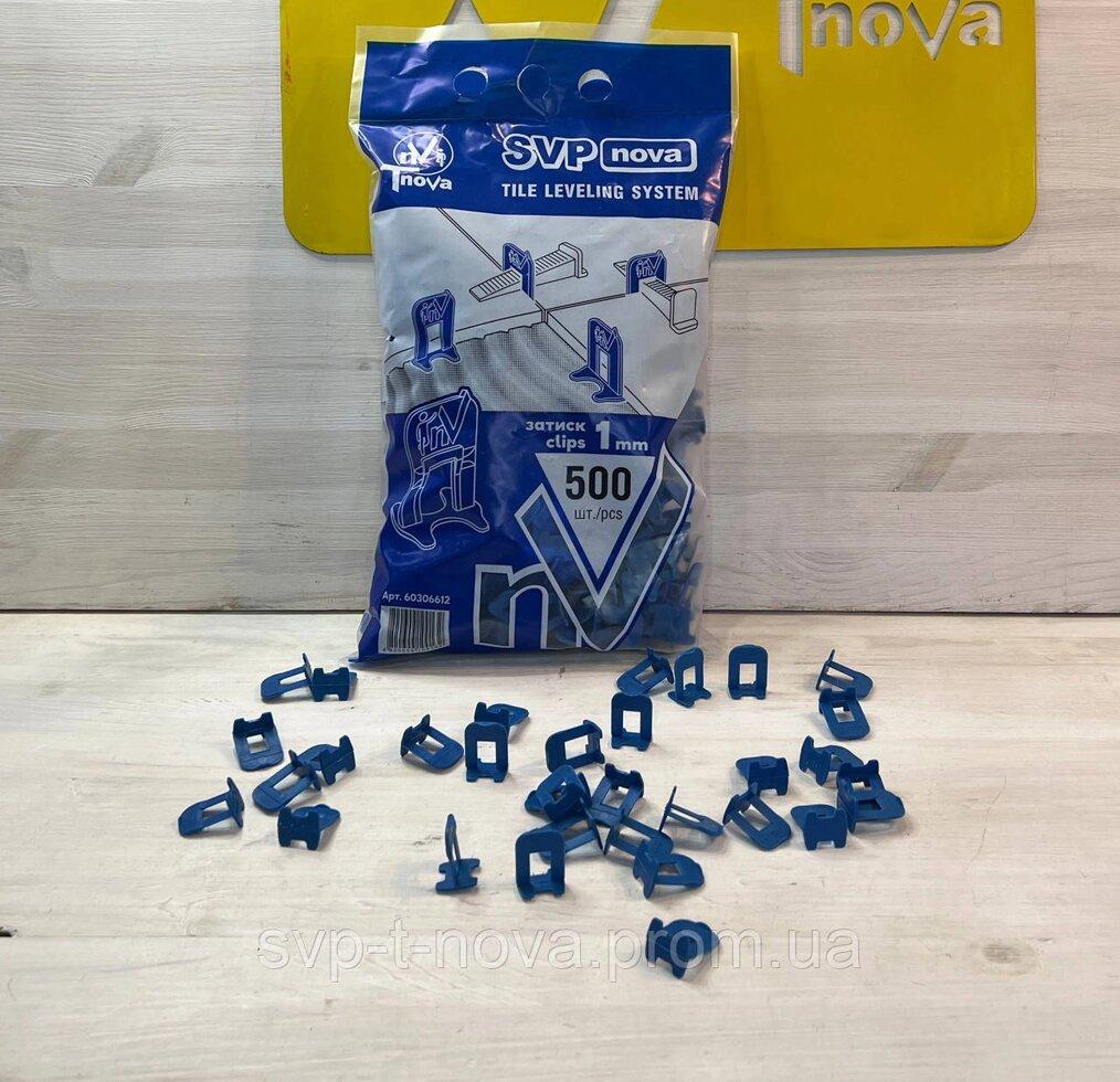 Система вирівнювання (укладки) плитки СВП Нова. Затискач — 500 шт. Код/Артикул 24, фото 1