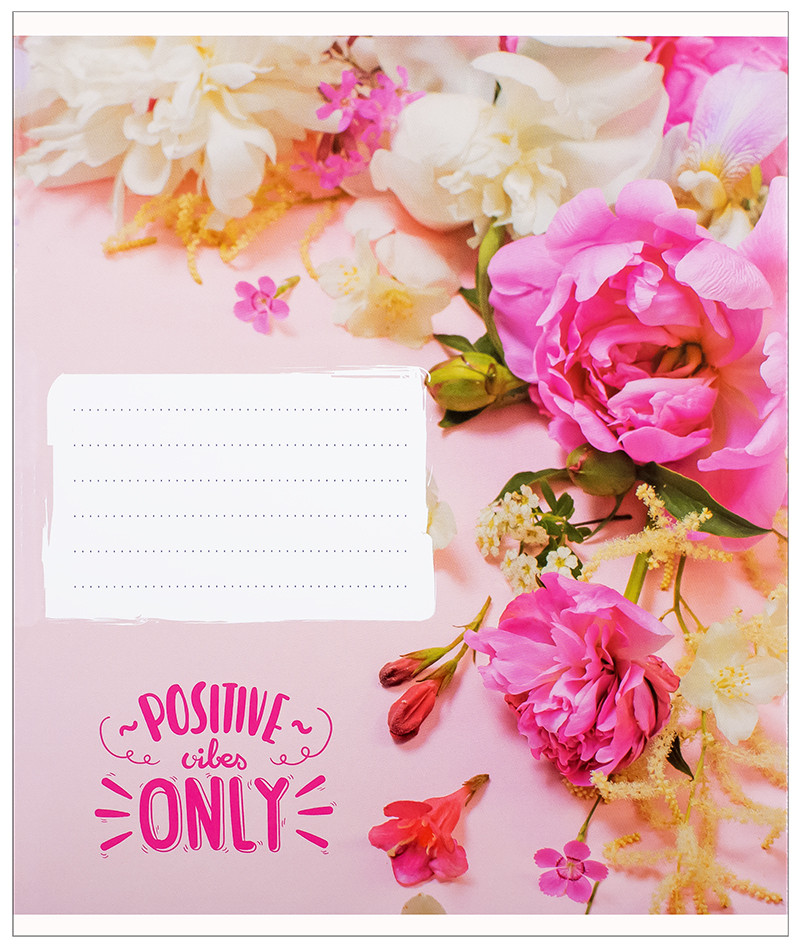 Зошит шкільний Leader Весняні квіти А5 48 аркушів клітинка