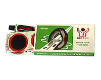 Латки круглые для ремонта камер Redsun RS0024 резиновые (24 шт., 40 мм + клей 20 мл.)