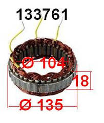 Статорна обмотка для генератора Hitachi NISSAN