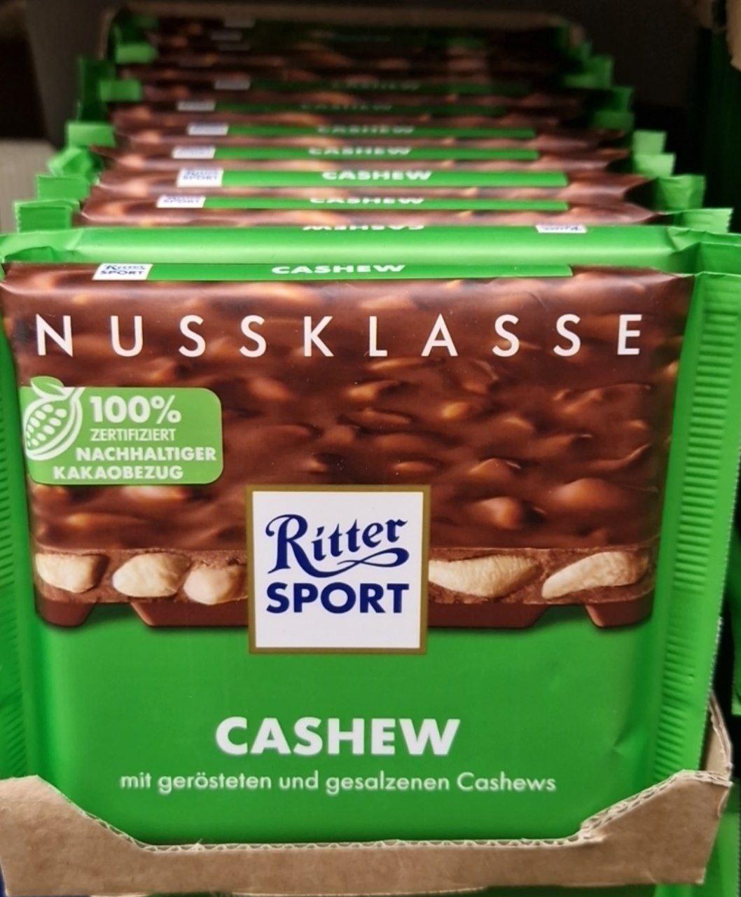 Шоколад Ritеer Sport з цілими горіхами 100 г., фото 1