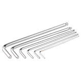 Ключі шестигранні 9 шт 1.5-10 мм CrV (середні кулі) GRAD (4022185), фото 5