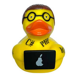 Іграшка для ванної Funny Ducks Качка Програміст 1333 smart