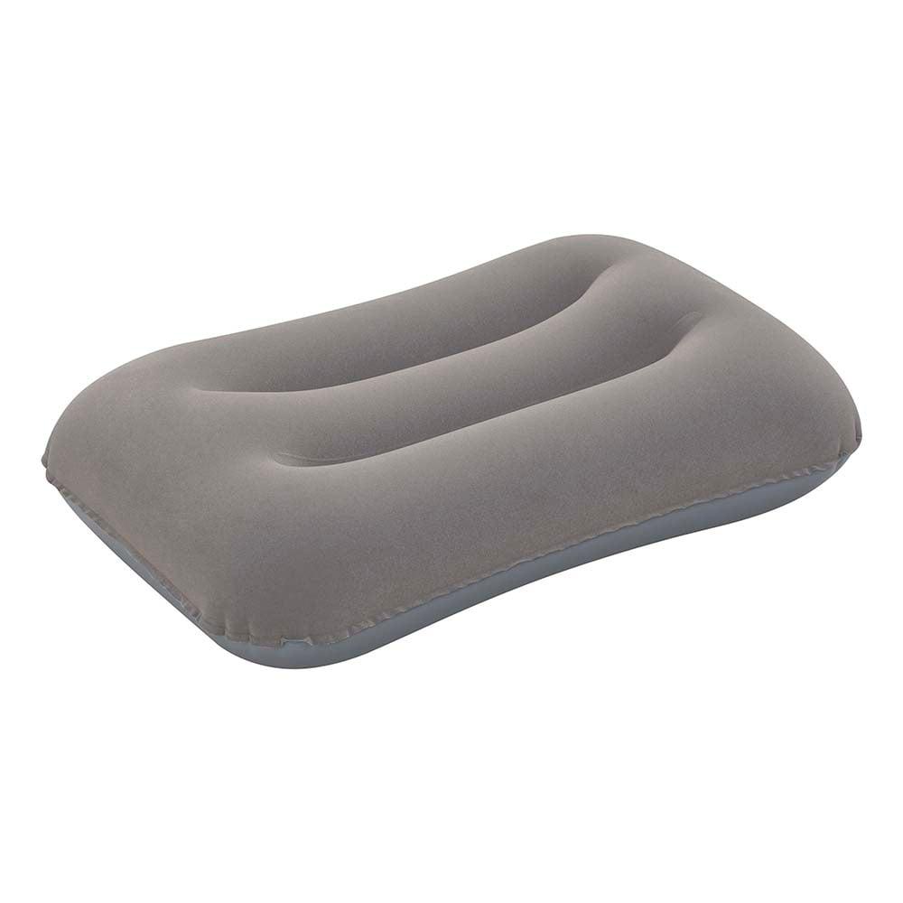 Надувна флокована подушка Bestway 67121, 42 х 26 х 10 см, сіра