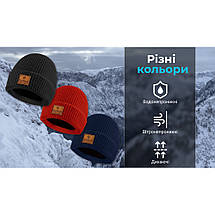 Шапка водонепроникна Dexshell Watch Beanie, чорна, фото 3