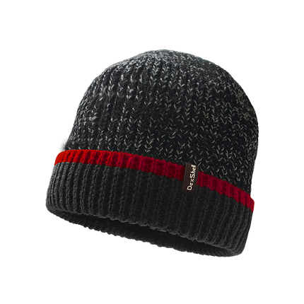 Шапка водонепроникна Dexshell, р-р L/XL (58-60 см), з червоною смужкою, фото 1
