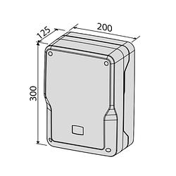 THALIA BT A80 DUO контролер у боксі CBOX DUO для приводів 24V