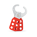 Блокувальна скоба LOTO сталева з нейлоновими накладками, 25 мм, до 6 замків, 12 шт в упаковці, фото 4