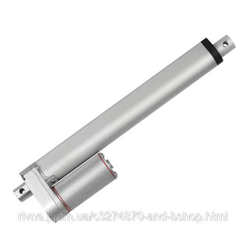 Лінійний привід Актуатор штоковий 300мм 100Н 60мм/c HY01-12-A5-455-300, фото 1